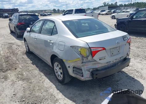 2015 Toyota Corolla L из США, поврежденный, VIN 2T1BURHE0FC437562